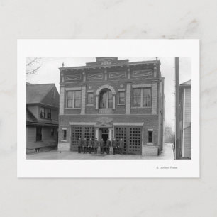 ポートランドOR消防署#17ビューフォト ポストカード