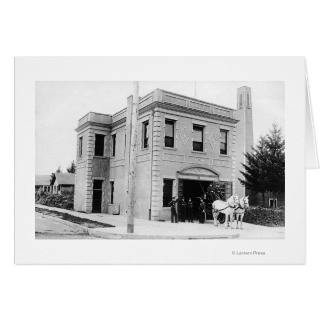 ポートランドOR消防署#30馬カート (正面横)