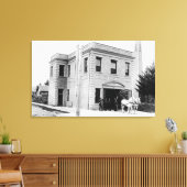 ポートランドOR消防署#30馬カート キャンバスプリント (インサイチュ (リビング))