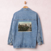 ポートランドOR，パノラマダウンタウン1920sヴィンテージスタイル デニムジャケット (ハンガー)