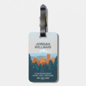 ポートランドOR ラゲッジタグ (裏面縦)