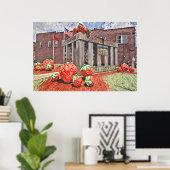 ポートランドTNストロベリーフェスティバル絵を描ズ ポスター (ホームオフィス)