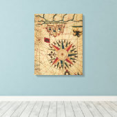 ポートラン図 |エジプト，カイロの地図 キャンバスプリント (インサイチュ (ウッドフロア))