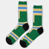 ポートラ地球に優しンド国旗を持つ女性用ソックス ソックス (左)