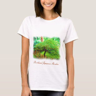 ポートラ日本のンドガーデン水色Tシャツ Tシャツ