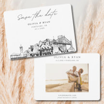 ポートラ結婚ンドのスカイラインスケッチ日付を保存