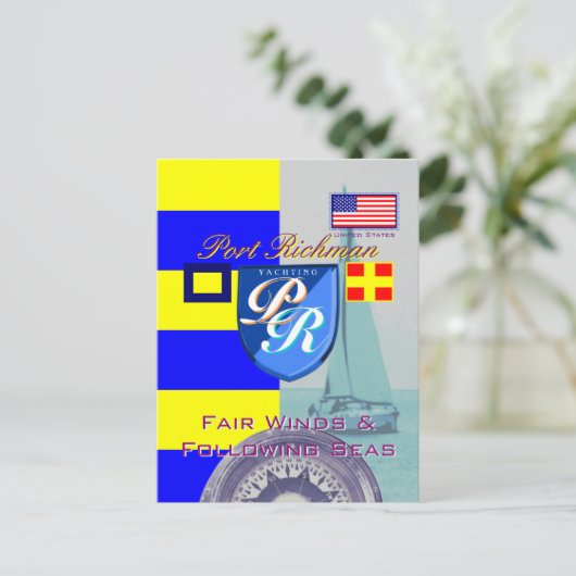 ポートリッチマンフェア後を追ウィンズシーズUSA ポストカード (スタンド正面)