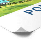 ポートリー スコットランド 旅行 ポスター (角)