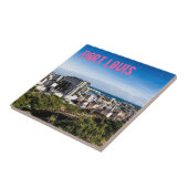 ポートルイスカイラインの首都モーリシャス タイル (側面)