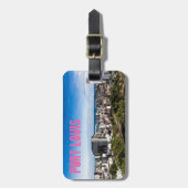 ポートルイスカイラインの首都モーリシャス ラゲッジタグ (正面縦)