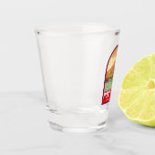 ポートルイスモーリシャストラベルアートヴィンテージ ショットグラス (左)