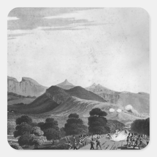 ポートルイス前に形成された英国軍の一部 スクエアシール (正面)