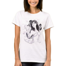 ポートレートが海を突破する女性の見解