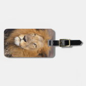 ポートレートが遠くを見て ラゲッジタグ (正面横)