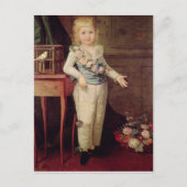 ポートレートでルイ十七世と推定する ポストカード (正面)