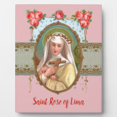 ポートレートで覆われた聖バラのバラ(M 024a) フォトプラーク (正面)