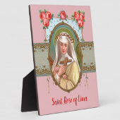 ポートレートで覆われた聖バラのバラ(M 024a) フォトプラーク (側面)