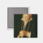 ポートレートと娘 マグネット (正面/裏面)