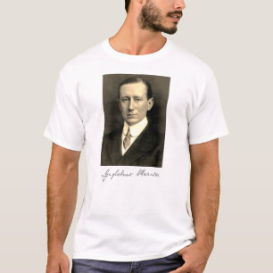 ポートレートと署名グリエルモマルコーニT – シール Tシャツ