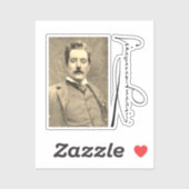 ポートレートと署名ジャコモプッチーニ シール (シート)