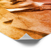 ポートレートと署名ジャコモプッチーニ ポスター (角)