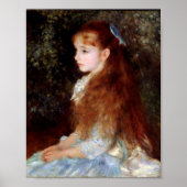 ポートレートのアイレネカヘンダンバーズバイピエール=オーギュスト ポスター (正面)