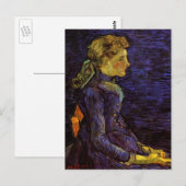 ポートレートのアデライン・ラヴォックスby Vincent van ゴッホ ポストカード (正面/裏面)