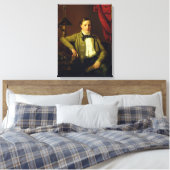 ポートレートのアポロンメイコフ, 1840 キャンバスプリント (インサイチュ (寝室))