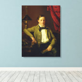 ポートレートのアポロンメイコフ, 1840 キャンバスプリント (インサイチュ (ウッドフロア))