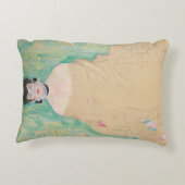 ポートレートのアマリズッカーカンドルバイグスタフクリムト アクセントクッション (裏面)