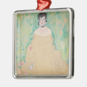 ポートレートのアマリズッカーカンドルバイグスタフクリムト メタルオーナメント (左)