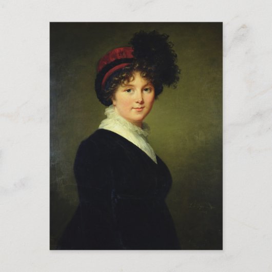 ポートレートのアラベラコープ，ドーセット公爵夫人 ポストカード (正面)