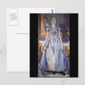 ポートレートのアリス・セザバイテオ・ヴァン・リュッセルベルグ ポストカード (正面/裏面)