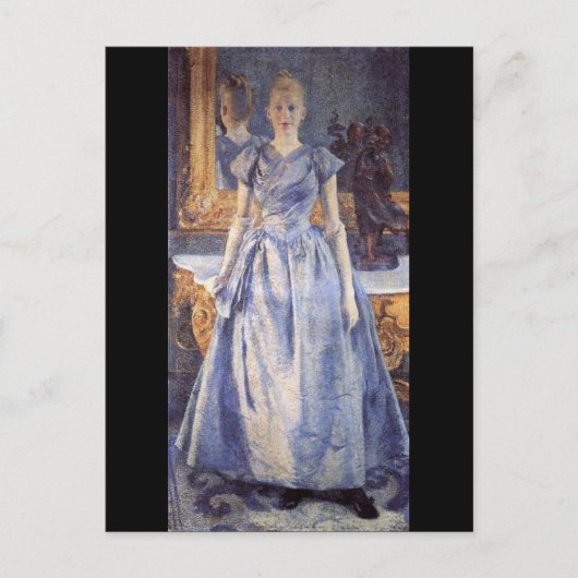 ポートレートのアリス・セザバイテオ・ヴァン・リュッセルベルグ ポストカード (正面)