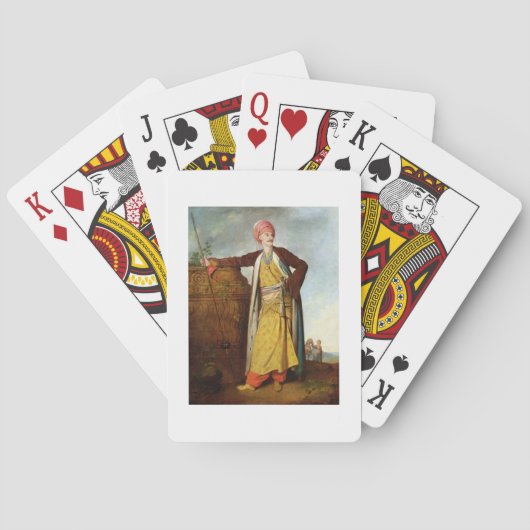 ポートレートのアルメニア人, 1771年(帆布油) トランプ (裏面)