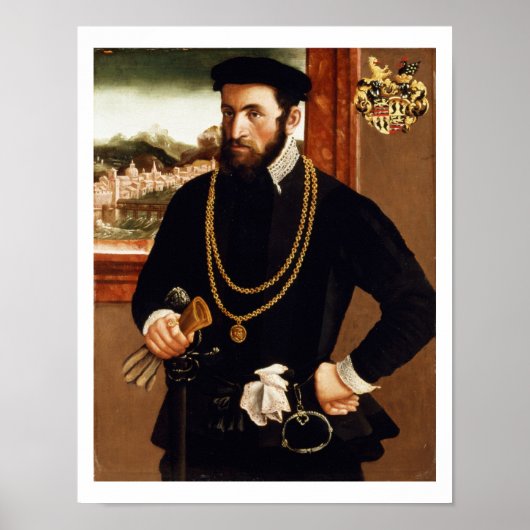 ポートレートのアントンランメルフォンリヒテナン ポスター (正面)