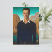 ポートレートのアーノルド・ピレ, 1930 by Grant Wood エンクロージャーカード (スタンド正面)