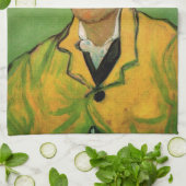 ポートレートのアームランドローリンバイビンセントヴァンゴッホ キッチンタオル (折り畳み)