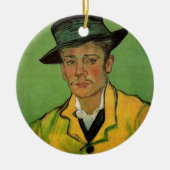 ポートレートのアームランドローリンバイビンセントヴァンゴッホ セラミックオーナメント (正面)
