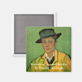 ポートレートのアームランドローリンバイビンセントヴァンゴッホ マグネット (正面/裏面)