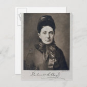 ポートレートのイザベラバードビショップ ポストカード (正面/裏面)