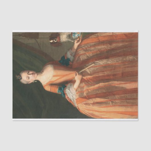 ポートレートのインファンタマリアヨセファバイカツオ 薄葉紙 (正面)