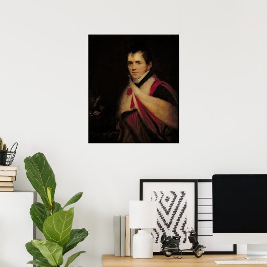 ポートレートのエドワードDaniel Clarke c.1822 ポスター (ホームオフィス)