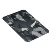 ポートレートのエドワードVIIの写真（1841年～1910年） (b/w) マグネット (右側)