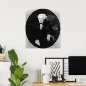 ポートレートのエマニュエルカント ポスター (ホームオフィス)