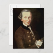 ポートレートのエマニュエルカント ポストカード (正面/裏面)