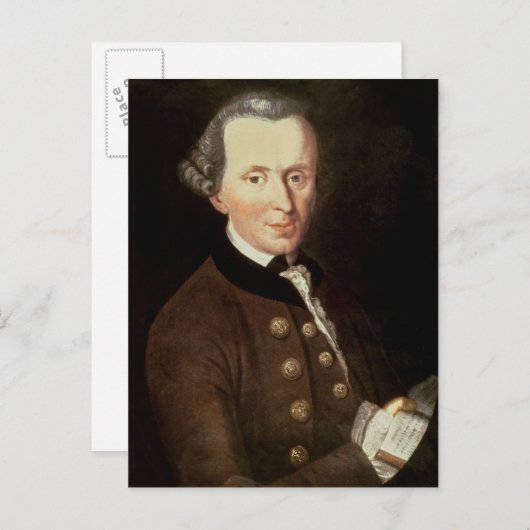 ポートレートのエマニュエルカント ポストカード (正面/裏面)