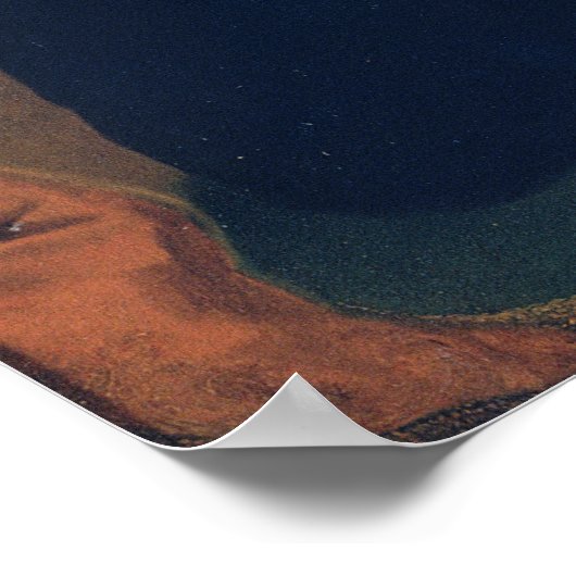 ポートレートのエリザベス皇后の服を着ファンシーた ポスター (角)