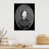 ポートレートのオーガスタフィールドダゲレオタイプ1862 ポスター (キッチン)