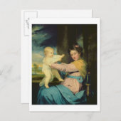 ポートレートのキャロライン、マールボロー公爵夫人 ポストカード (正面/裏面)